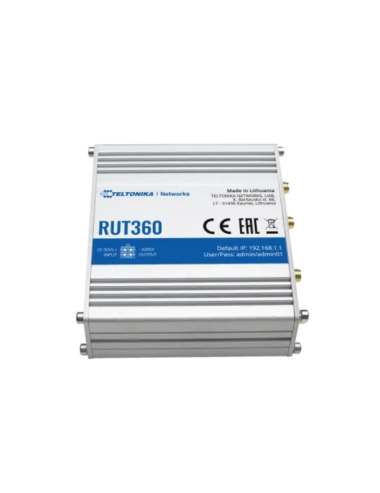 Teltonika Router 4G Industrial - 2 puertos Ethernet RJ45 Fast Ethernet