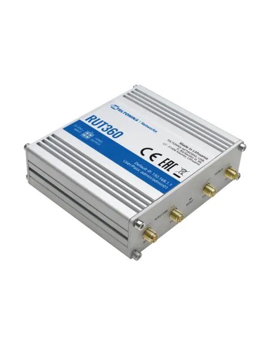Teltonika Router 4G Industrial - 2 puertos Ethernet RJ45 Fast Ethernet