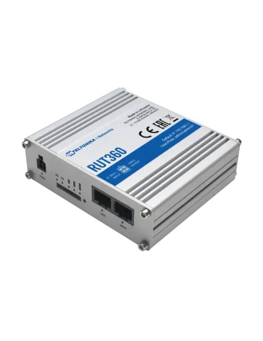 Teltonika Router 4G Industrial - 2 puertos Ethernet RJ45 Fast Ethernet
