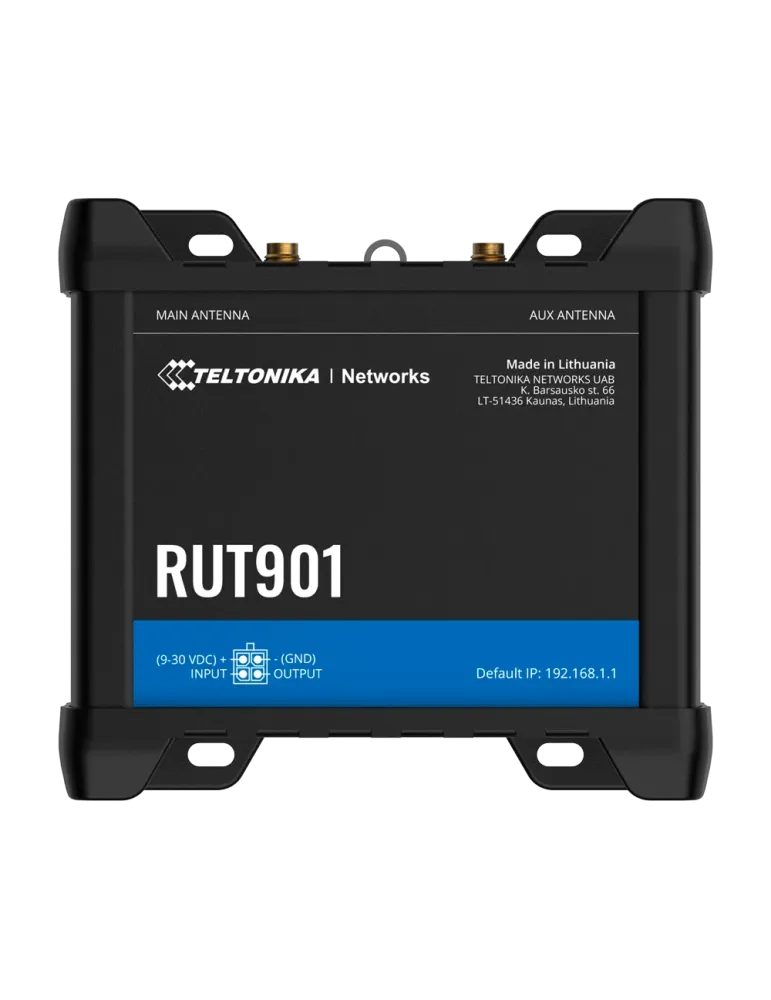 Teltonika Router 4G Industrial - 4 puertos Ethernet RJ45 Fast Ethernet