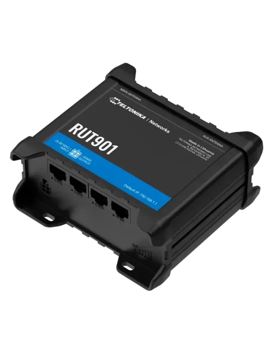 Teltonika Router 4G Industrial - 4 puertos Ethernet RJ45 Fast Ethernet