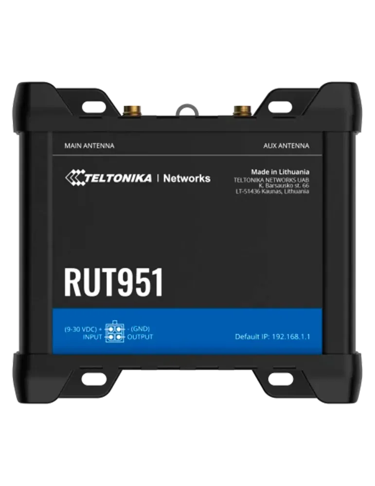 Teltonika Router 4G Industrial - 4 puertos Ethernet RJ45 Fast Ethernet