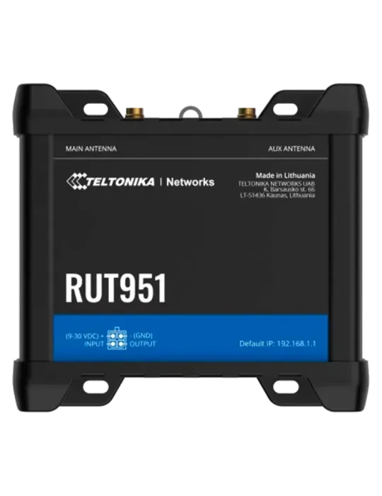 Teltonika Router 4G Industrial - 4 puertos Ethernet RJ45 Fast Ethernet