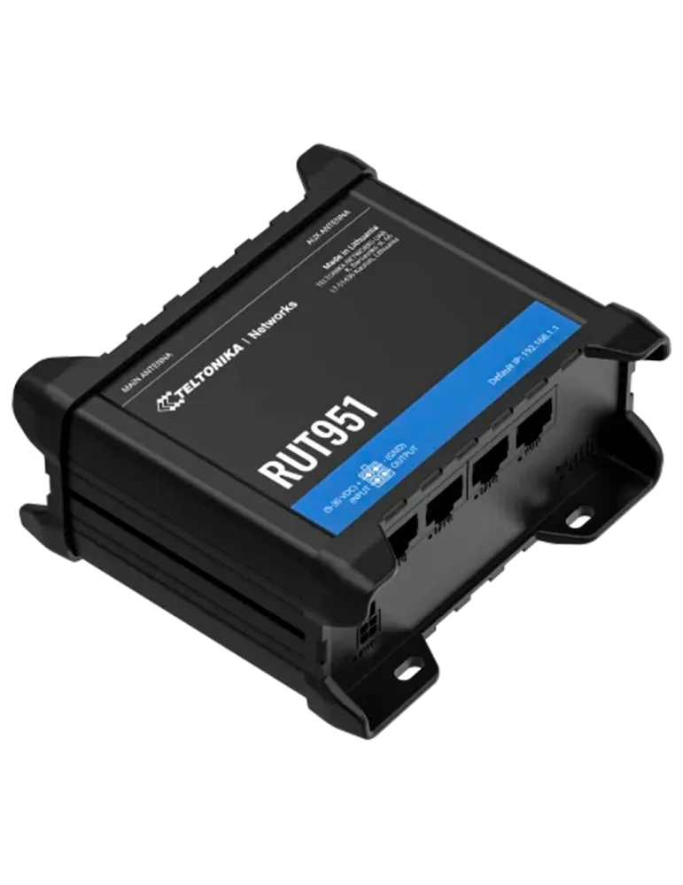Teltonika Router 4G Industrial - 4 puertos Ethernet RJ45 Fast Ethernet