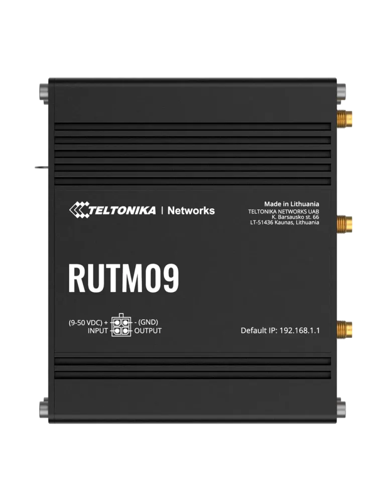 Teltonika Router 4G Industrial - Dual SIM 4G Cat 6 - 1x Entrada/Salida