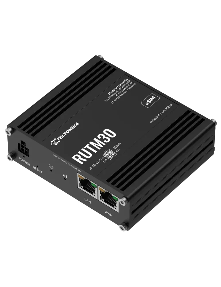 Teltonika Router 5G Industrial - 5G Sub-6Ghz SA/NSA - Dual SIM - Wi-Fi