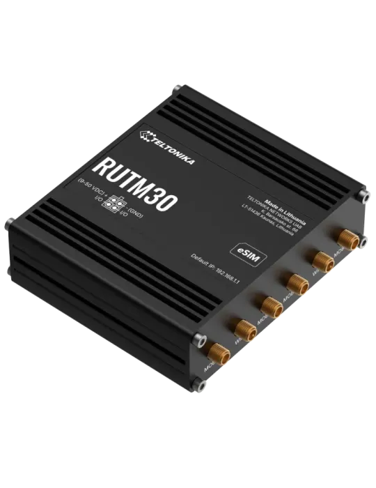 Teltonika Router 5G Industrial - 5G Sub-6Ghz SA/NSA - Dual SIM - Wi-Fi