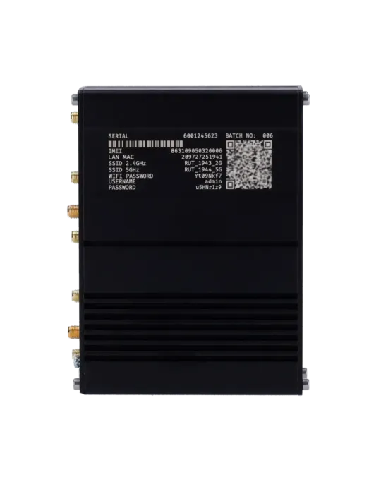 Teltonika Router Industrial 5G - 5G Sub-6Ghz SA/NSA Doble SIM - 5 puer