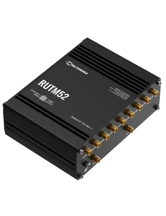 Teltonika Router Industrial 5G - Doble modem 5G Sub-6Ghz SA/NSA - 5 pu
