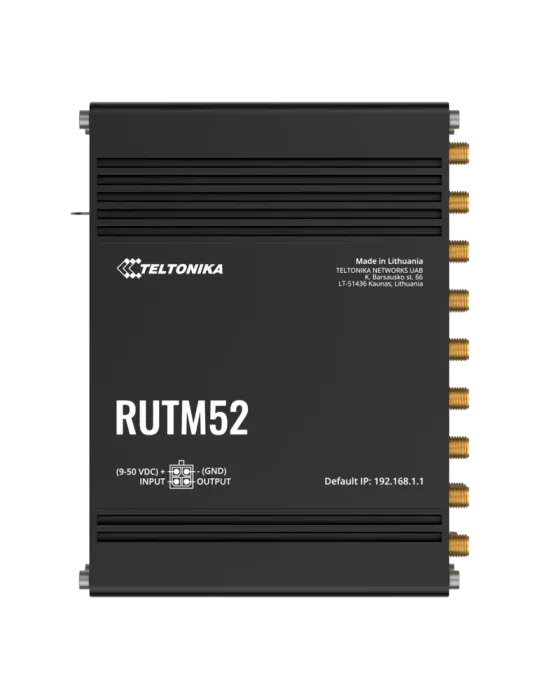 Teltonika Router Industrial 5G - Doble modem 5G Sub-6Ghz SA/NSA - 5 pu