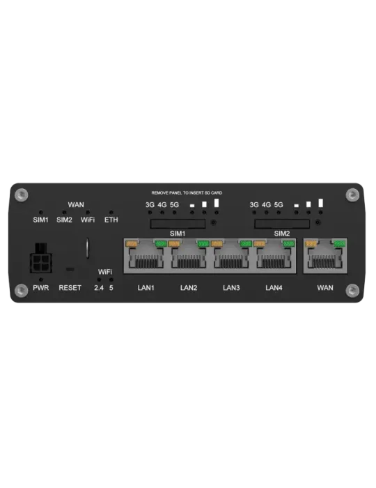 Teltonika Router Industrial 5G - Doble modem 5G Sub-6Ghz SA/NSA - 5 pu