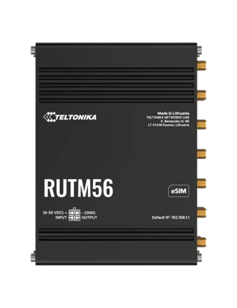 Teltonika Router Industrial 5G - Doble modem (1x Modem 5G , 1x Modem 4