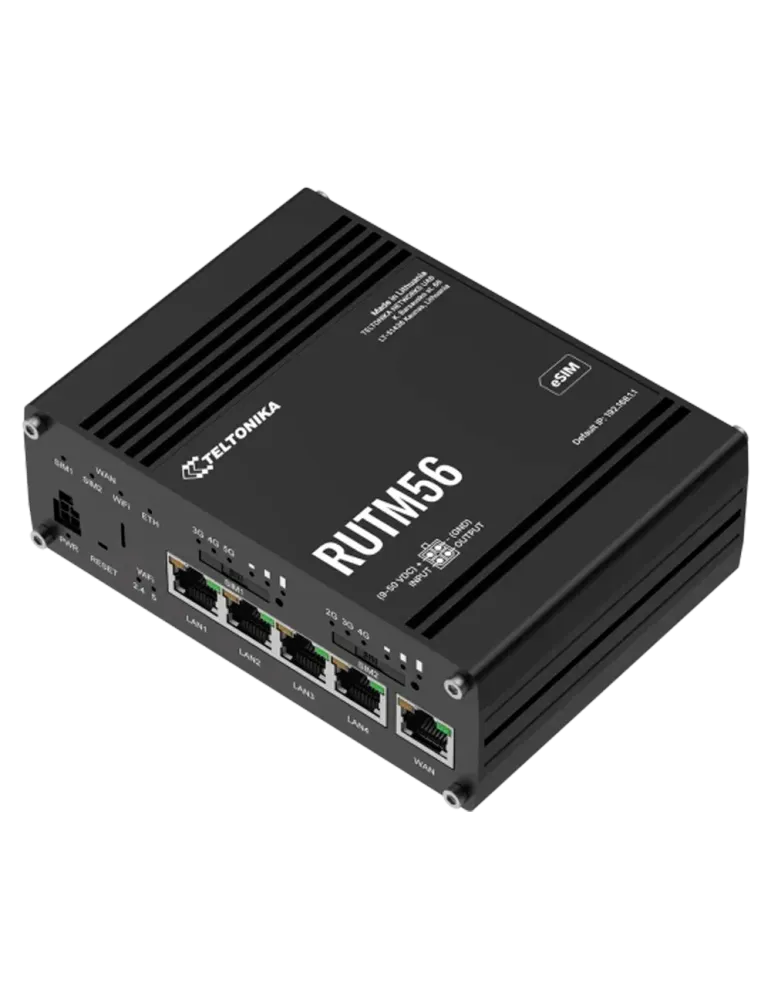 Teltonika Router Industrial 5G - Doble modem (1x Modem 5G , 1x Modem 4