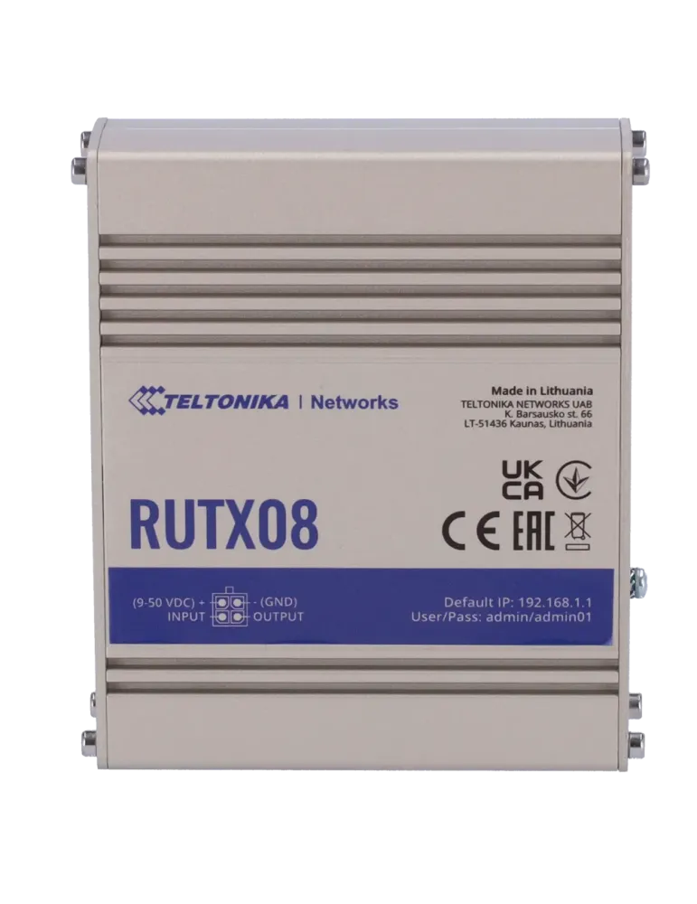 Teltonika Router Industrial - 4 puertos Ethernet RJ45 Gigabit - USB 2.