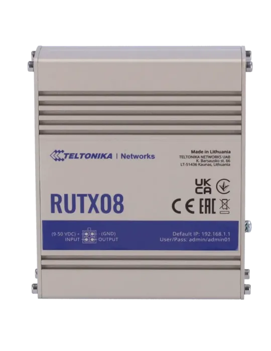 Teltonika Router Industrial - 4 puertos Ethernet RJ45 Gigabit - USB 2.
