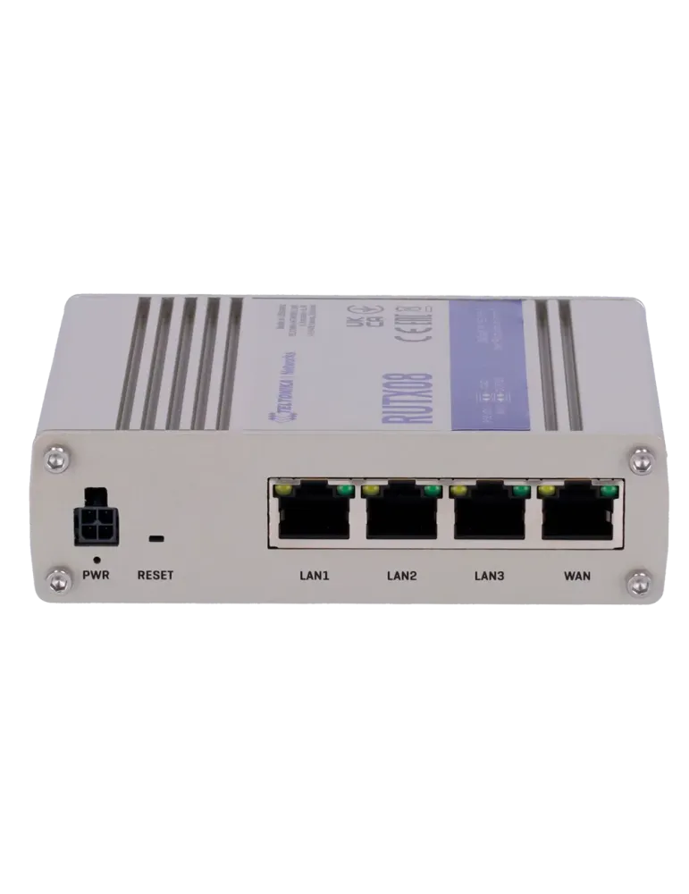 Teltonika Router Industrial - 4 puertos Ethernet RJ45 Gigabit - USB 2.
