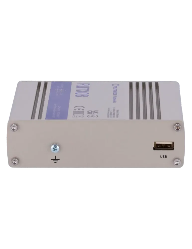 Teltonika Router Industrial - 4 puertos Ethernet RJ45 Gigabit - USB 2.