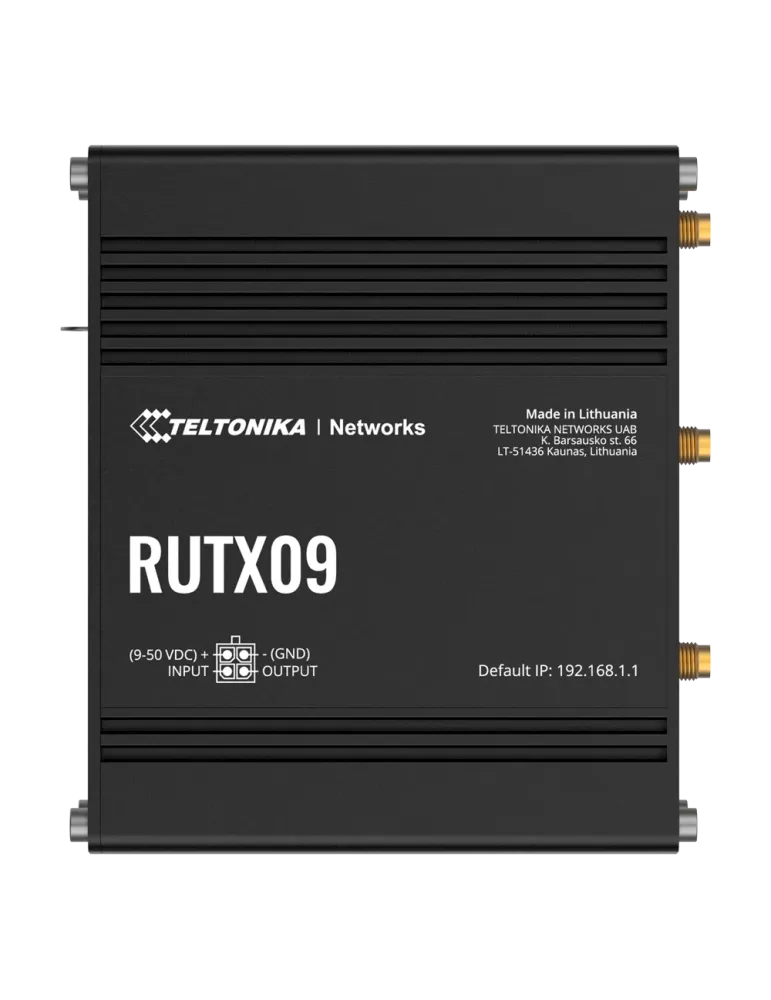 Teltonika Router 4G Industrial - Dual SIM 4G Cat 6 - 1x Entrada/Salida