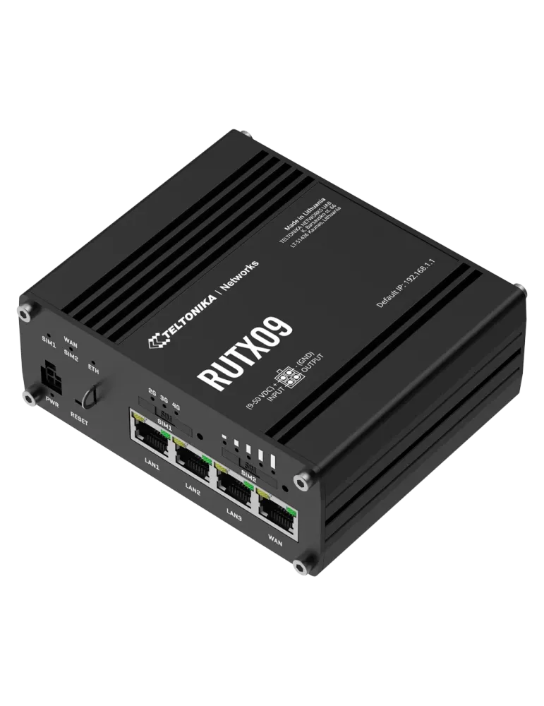 Teltonika Router 4G Industrial - Dual SIM 4G Cat 6 - 1x Entrada/Salida