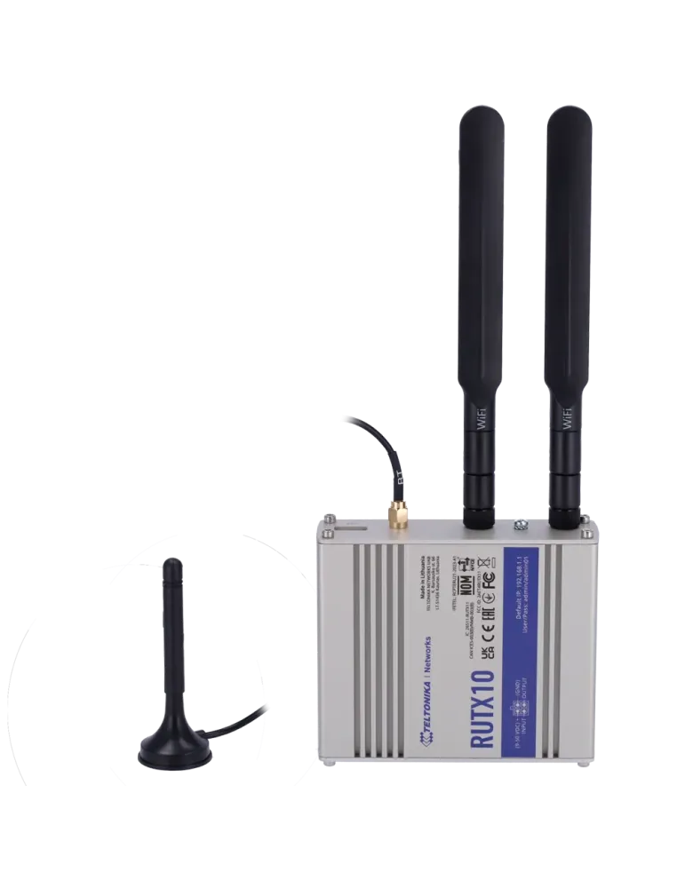 Teltonika Router Industrial - Wi-Fi 5 - Bluetooth LE 4.0 - 4 puertos E
