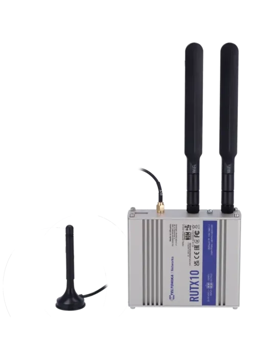 Teltonika Router Industrial - Wi-Fi 5 - Bluetooth LE 4.0 - 4 puertos E