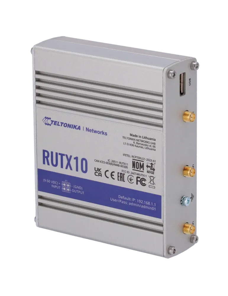 Teltonika Router Industrial - Wi-Fi 5 - Bluetooth LE 4.0 - 4 puertos E