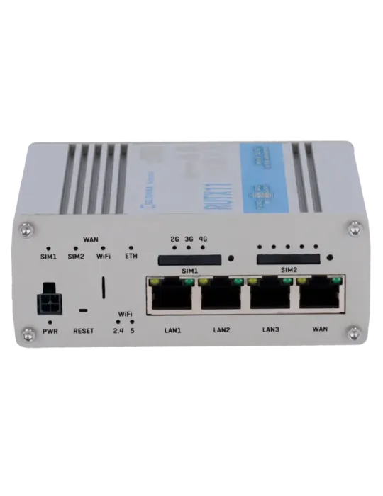 Teltonika Router 4G Industrial - Dual SIM 4G Cat 6 - Wi-Fi 5 - Bluetoo