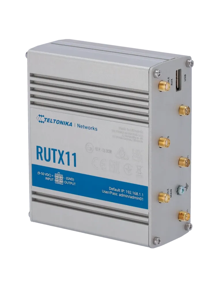 Teltonika Router 4G Industrial - Dual SIM 4G Cat 6 - Wi-Fi 5 - Bluetoo