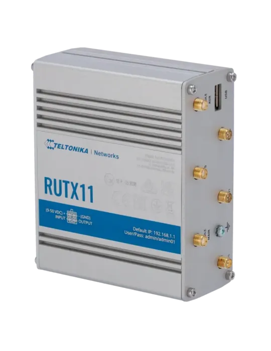 Teltonika Router 4G Industrial - Dual SIM 4G Cat 6 - Wi-Fi 5 - Bluetoo