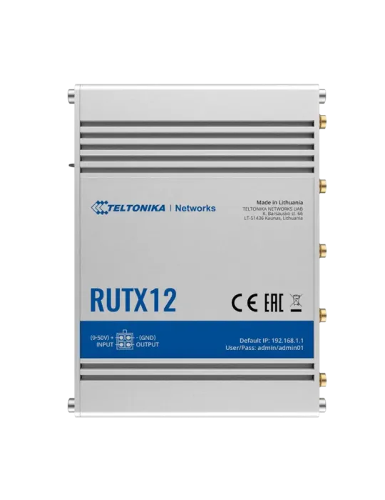Teltonika Router 4G Industrial - Doble Módem 4G Cat 6 Dual SIM - Wi-Fi