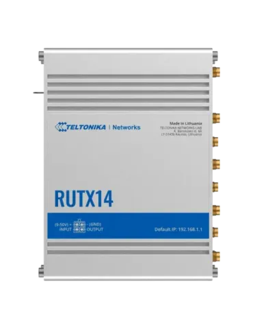 Teltonika Router 4G Industrial - Módem 4G Cat 12 Dual SIM - Wi-Fi 5 -