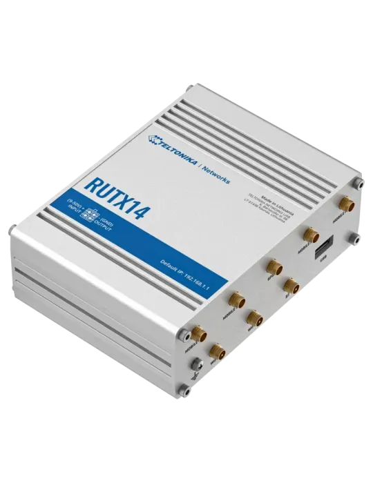 Teltonika Router 4G Industrial - Módem 4G Cat 12 Dual SIM - Wi-Fi 5 -
