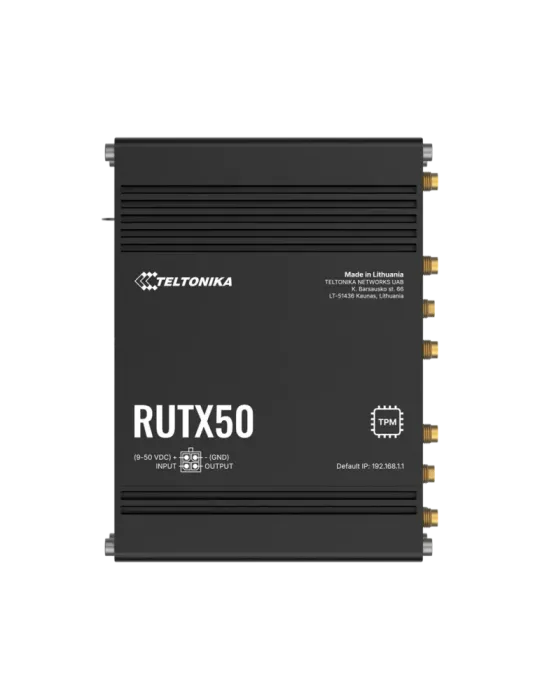 Teltonika Router 5G Industrial - 5G Sub-6Ghz SA/NSA - Doble Módem Dual