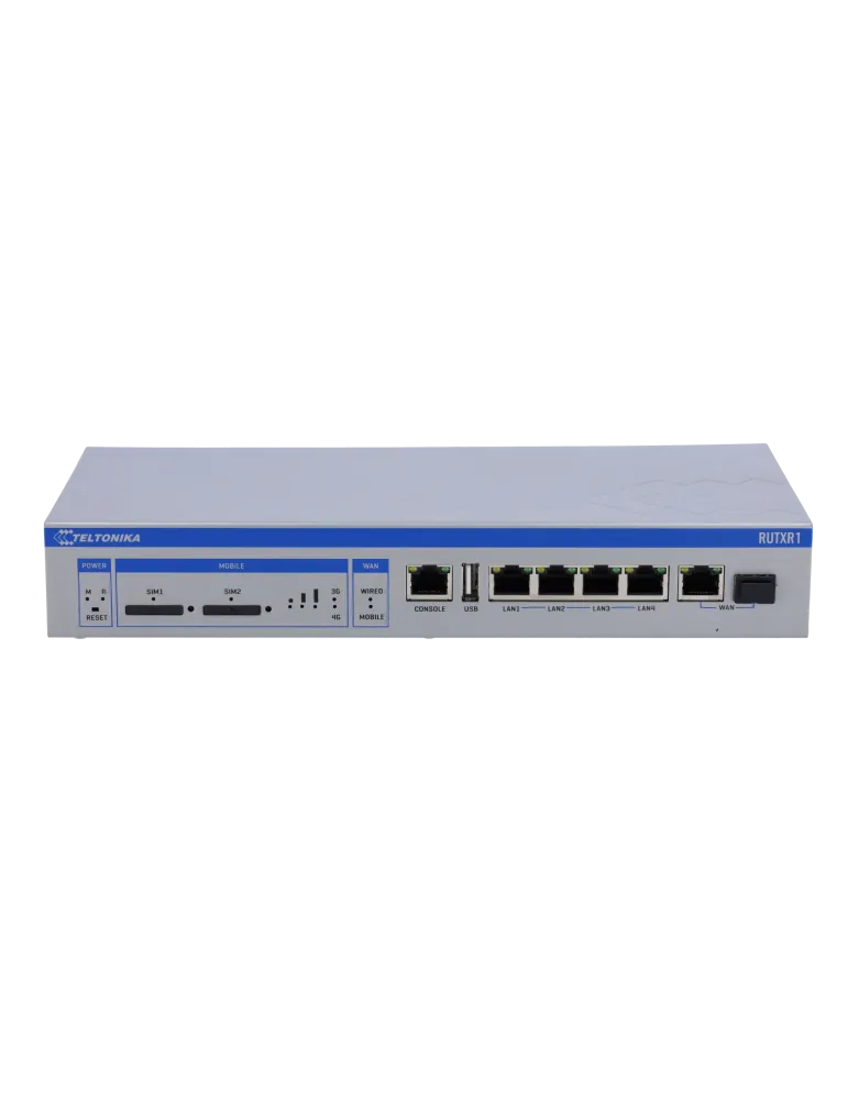 Teltonika Router 4G Industrial - Dual SIM 4G Cat 6 - Wi-Fi 5 - 4 puert