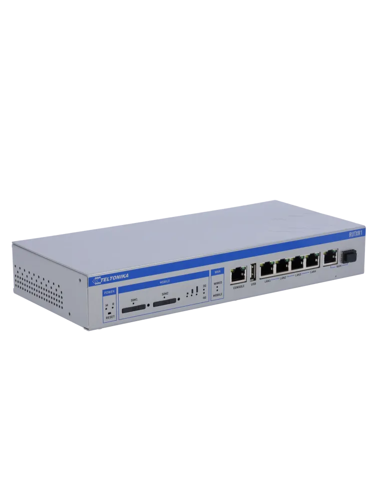 Teltonika Router 4G Industrial - Dual SIM 4G Cat 6 - Wi-Fi 5 - 4 puert