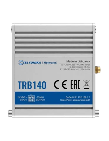 Teltonika Gateway 4G Industrial - 4G Cat 4 / 3G / 2G - Puerto Ethernet