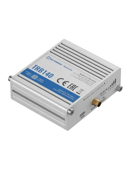 Teltonika Gateway 4G Industrial - 4G Cat 4 / 3G / 2G - Puerto Ethernet