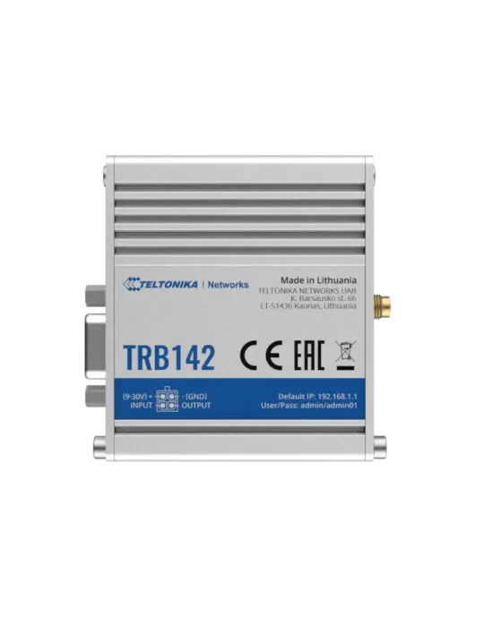 Teltonika Gateway 4G Industrial - 4G Cat 1 / 3G / 2G - Puerto RS232 -