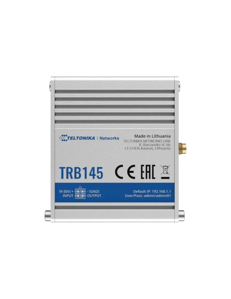 Teltonika Gateway 4G Industrial - 4G Cat 1 / 3G / 2G - Puerto RS485 -
