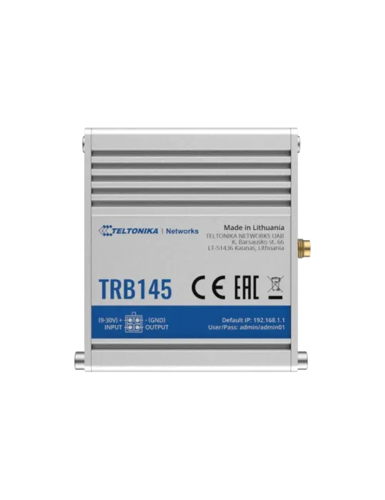 Teltonika Gateway 4G Industrial - 4G Cat 1 / 3G / 2G - Puerto RS485 -