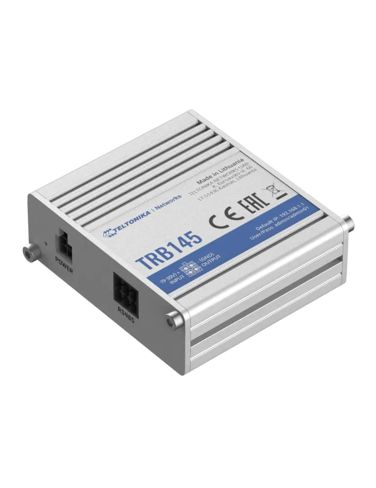 Teltonika Gateway 4G Industrial - 4G Cat 1 / 3G / 2G - Puerto RS485 -