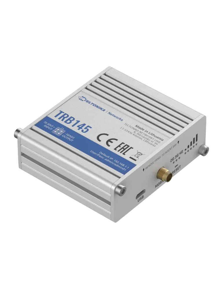 Teltonika Gateway 4G Industrial - 4G Cat 1 / 3G / 2G - Puerto RS485 -