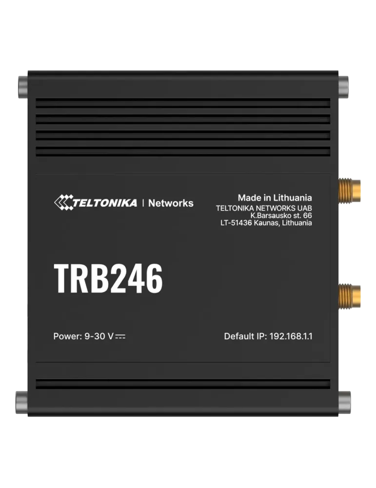 Teltonika Gateway 4G Industrial - 4G Cat 4 / 3G / 2G - Puerto RJ45 10/