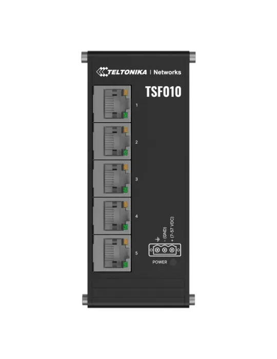 Teltonika Switch No gestionable Industrial - 5 puertos Ethernet RJ45 F