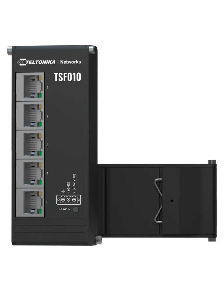 Teltonika Switch No gestionable Industrial - 5 puertos Ethernet RJ45 F