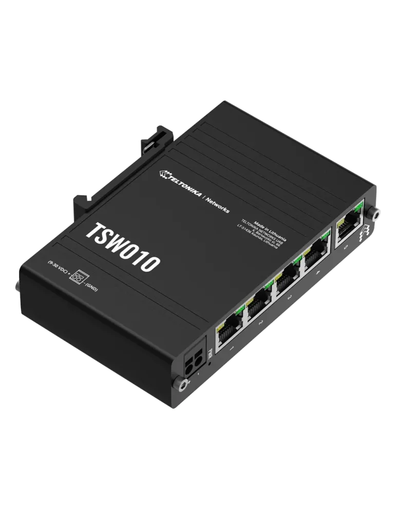 Teltonika Switch No gestionable Industrial - 5 puertos Ethernet RJ45 F