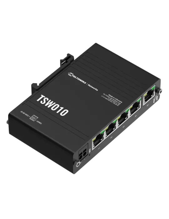 Teltonika Switch No gestionable Industrial - 5 puertos Ethernet RJ45 F