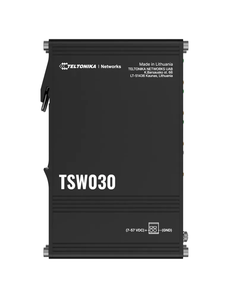 Teltonika Switch No gestionable Industrial - 8 puertos Ethernet RJ45 F