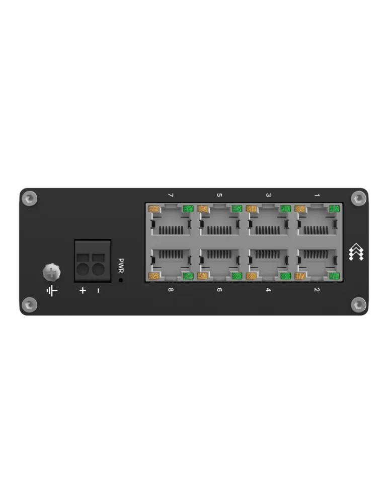 Teltonika Switch No gestionable Industrial - 8 puertos Ethernet RJ45 F