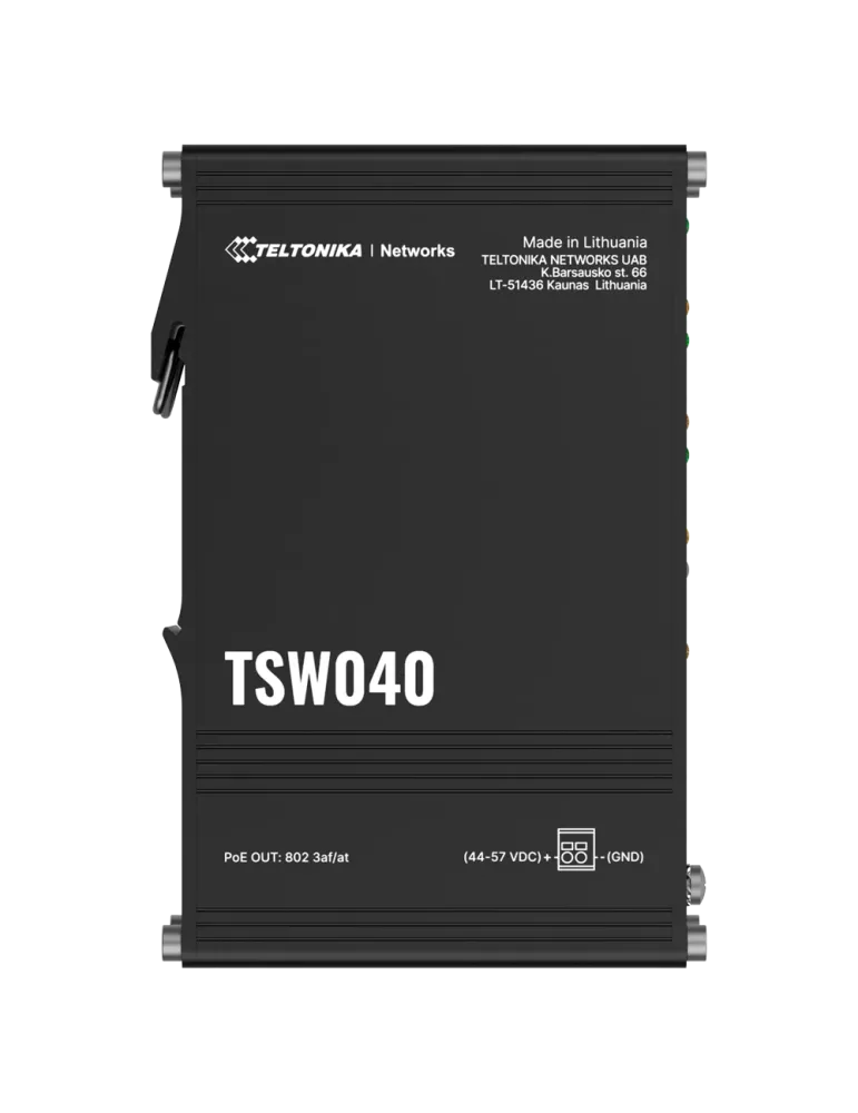Teltonika Switch PoE No gestionable Industrial - 8 puertos Ethernet RJ